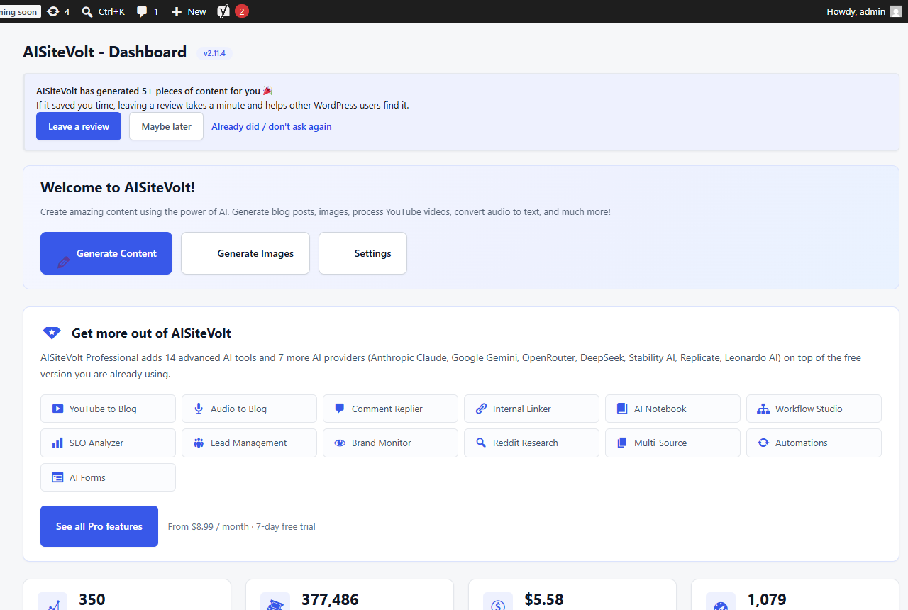 One dashboard, every AI tool